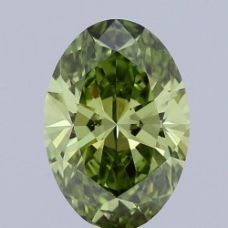 Diament laboratoryjny o barwie fantazyjnej szlif owalny, 1.15ct, VVS2, Fancy Vivid Green, IGI LG711529745