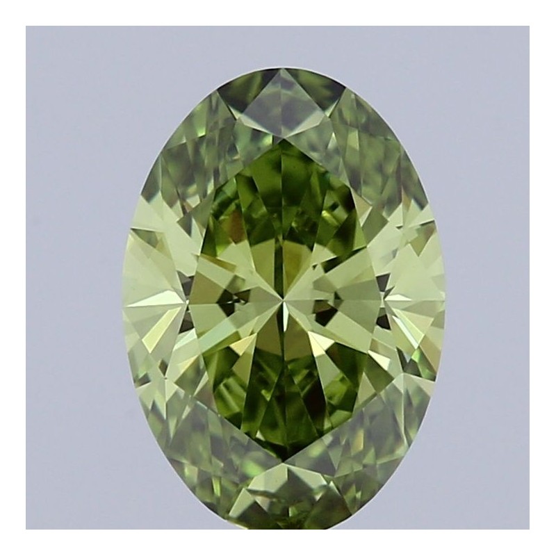 Diament laboratoryjny o barwie fantazyjnej szlif owalny, 1.15ct, VVS2, Fancy Vivid Green, IGI LG711529745