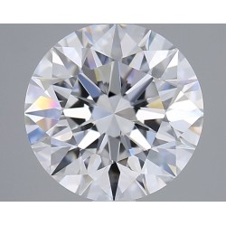 Diament laboratoryjny bezbarwny szlif okrągły, 2.38ct, VVS2, D, GIA 6535648092