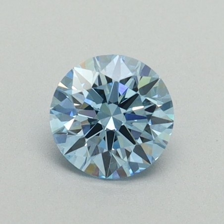 Diament laboratoryjny o barwie fantazyjnej szlif okrągły, 0.52ct, VVS2, Fancy Vivid Blue, IGI LG653425961