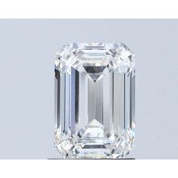 Diament laboratoryjny bezbarwny szlif szmaragdowy, 1.53ct, VVS2, D, IGI LG627486744