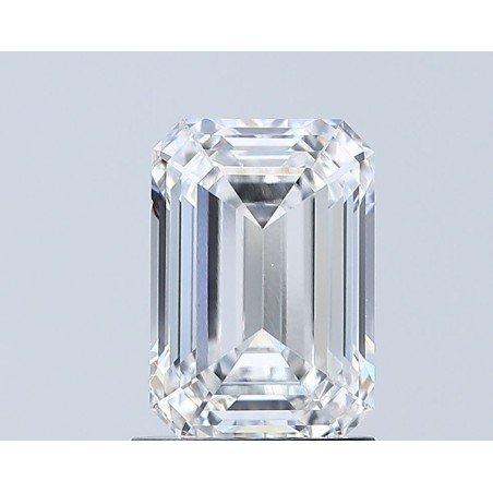 Diament laboratoryjny bezbarwny szlif szmaragdowy, 1.53ct, VVS2, D, IGI LG627486744