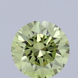 Diament laboratoryjny o barwie fantazyjnej szlif okrągły, 1.22ct, VVS2, Fancy Vivid Green, IGI LG711529747