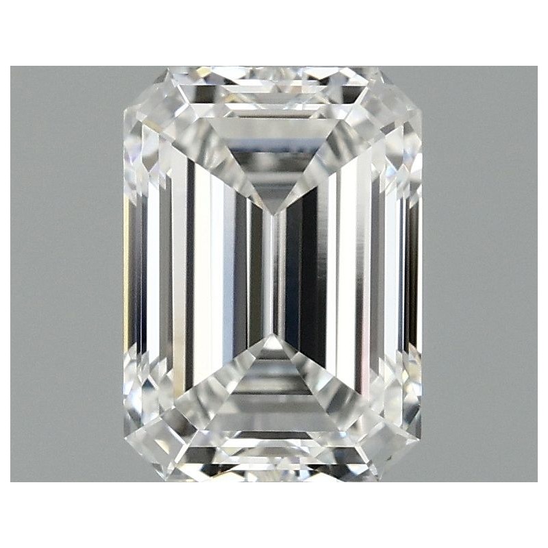 Diament laboratoryjny bezbarwny szlif szmaragdowy, 1.1ct, VVS1, E, IGI LG710556247