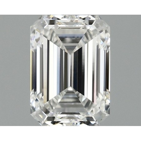 Diament laboratoryjny bezbarwny szlif szmaragdowy, 1.1ct, VVS1, E, IGI LG710556247