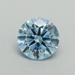 Diament laboratoryjny o barwie fantazyjnej szlif okrągły, 0.52ct, VVS2, Fancy Vivid Blue, IGI LG653425960