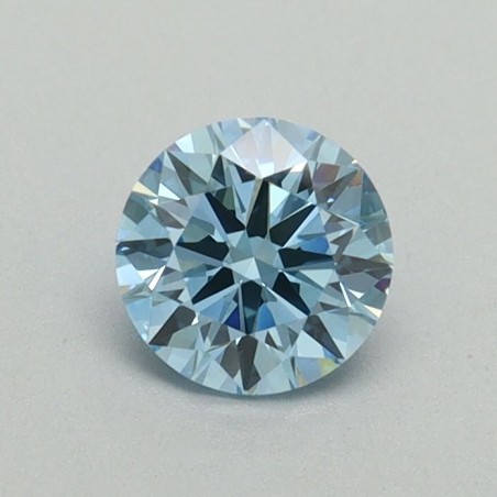 Diament laboratoryjny o barwie fantazyjnej szlif okrągły, 0.52ct, VVS2, Fancy Vivid Blue, IGI LG653425960