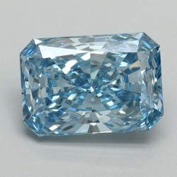 Diament laboratoryjny o barwie fantazyjnej radiant, 1.87ct, VVS2, Fancy Vivid Blue, IGI LG541254554