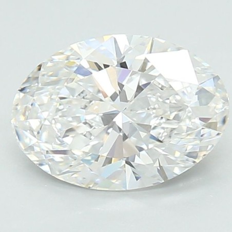 Diament laboratoryjny bezbarwny szlif owalny, 1.46ct, VVS2, D, IGI LG695521886