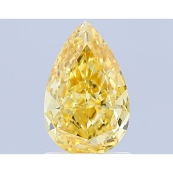 Diament laboratoryjny o barwie fantazyjnej szlif gruszkowy, 1.25ct, VVS2, Fancy Intense Yellow, IGI LG647493593