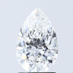 Diament laboratoryjny bezbarwny szlif gruszkowy, 1.57ct, VVS2, E, IGI LG674531586