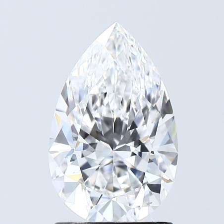 Diament laboratoryjny bezbarwny szlif gruszkowy, 1.57ct, VVS2, E, IGI LG674531586