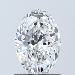 Diament laboratoryjny bezbarwny szlif owalny, 1.04ct, VVS2, E, IGI LG674531570