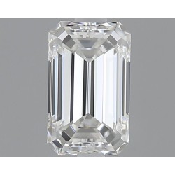 Diament szlif szmaragdowy, 0.5ct, VVS2, F, GIA 7516518178