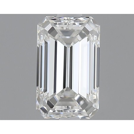 Diament szlif szmaragdowy, 0.5ct, VVS2, F, GIA 7516518178