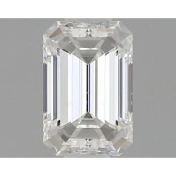 Diament szlif szmaragdowy, 0.5ct, VS2, F, GIA 5513170369