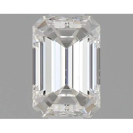 Diament szlif szmaragdowy, 0.5ct, VS2, F, GIA 5513170369