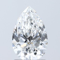 Diament laboratoryjny bezbarwny szlif gruszkowy, 1.51ct, VVS2, E, IGI LG675582869