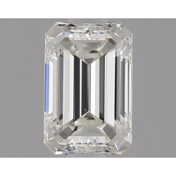 Diament szlif szmaragdowy, 0.5ct, VVS2, H, IGI 669430526