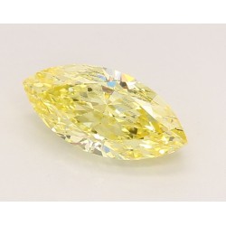 Diament laboratoryjny o barwie fantazyjnej markiza, 1.67ct, VVS2, Fancy Vivid Yellow, IGI LG669480425
