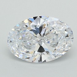 Diament laboratoryjny bezbarwny szlif owalny, 2.51ct, VVS1, D, IGI LG729572800