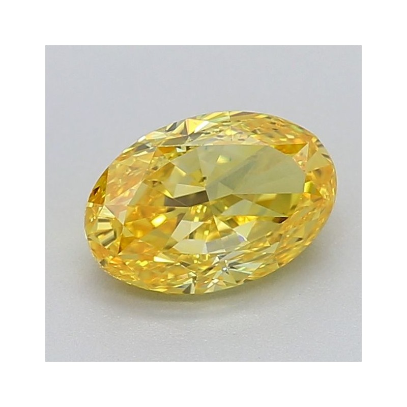 Diament laboratoryjny o barwie fantazyjnej szlif owalny, 0.83ct, VVS2, Fancy Vivid Yellow, IGI LG634444208 Diament laboratoryjny o barwie fantazyjnej szlif owalny, 0.83ct, VVS2, Fancy Vivid Yellow, IGI LG634444208