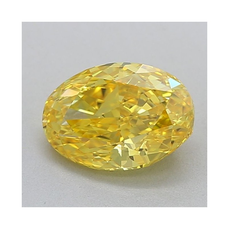 Diament laboratoryjny o barwie fantazyjnej szlif owalny, 0.71ct, VVS1, Fancy Vivid Yellow, IGI LG635413319 Diament laboratoryjny o barwie fantazyjnej szlif owalny, 0.71ct, VVS1, Fancy Vivid Yellow, IGI LG635413319