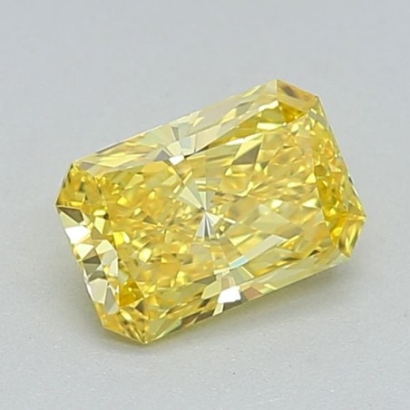 Diament laboratoryjny o barwie fantazyjnej radiant, 0.53ct, VVS1, Fancy Vivid Yellow, IGI LG633412749