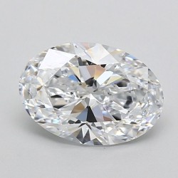 Diament laboratoryjny bezbarwny szlif owalny, 2.1ct, VVS1, D, IGI LG722564646