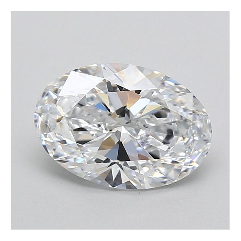 Diament laboratoryjny bezbarwny szlif owalny, 2.1ct, VVS1, D, IGI LG722564646