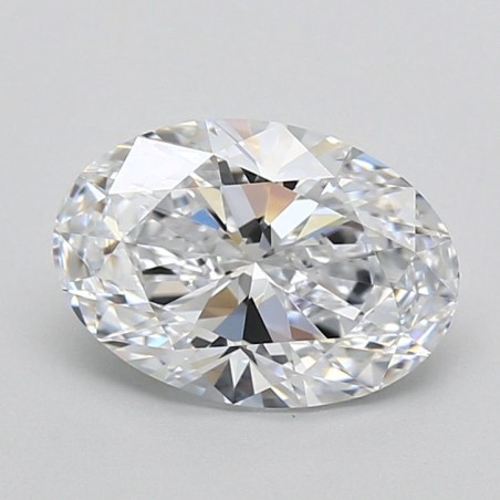 Diament laboratoryjny bezbarwny szlif owalny, 2.1ct, VVS1, D, IGI LG722564646