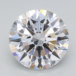 Diament laboratoryjny bezbarwny szlif okrągły, 2.07ct, VVS1, D, IGI LG722563239