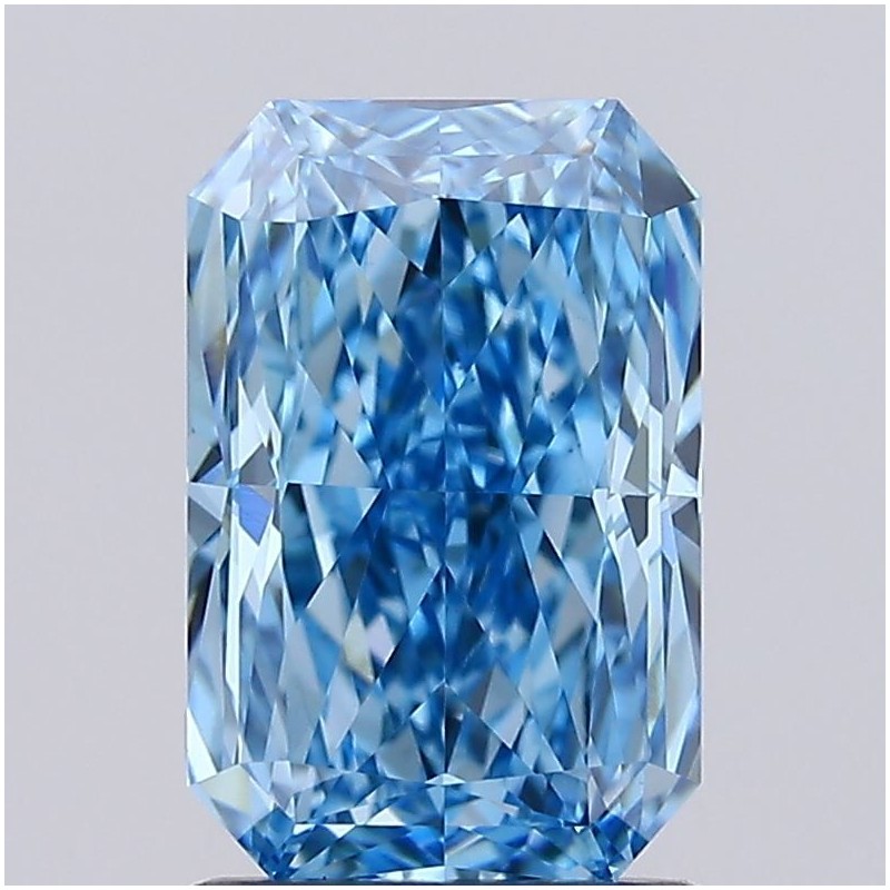 Diament laboratoryjny o barwie fantazyjnej radiant, 1.83ct, VVS2, Fancy Vivid Blue, IGI LG713528203