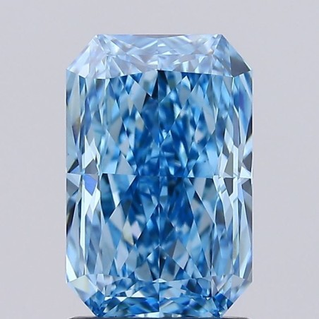 Diament laboratoryjny o barwie fantazyjnej radiant, 1.83ct, VVS2, Fancy Vivid Blue, IGI LG713528203