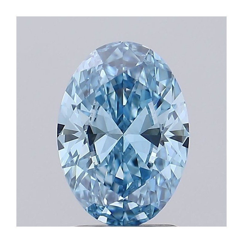 Diament laboratoryjny o barwie fantazyjnej szlif owalny, 1.51ct, VVS2, Fancy Vivid Blue, IGI LG733520295 Diament laboratoryjny o barwie fantazyjnej szlif owalny, 1.51ct, VVS2, Fancy Vivid Blue, IGI LG733520295