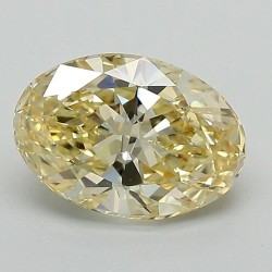 Diament laboratoryjny o barwie fantazyjnej szlif owalny, 1.54ct, VVS2, Fancy Intense Yellow, IGI LG642431386