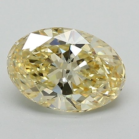 Diament laboratoryjny o barwie fantazyjnej szlif owalny, 1.54ct, VVS2, Fancy Intense Yellow, IGI LG642431386
