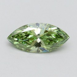 Diament laboratoryjny o barwie fantazyjnej markiza, 0.63ct, VVS2, Fancy Vivid Green, IGI LG610348714