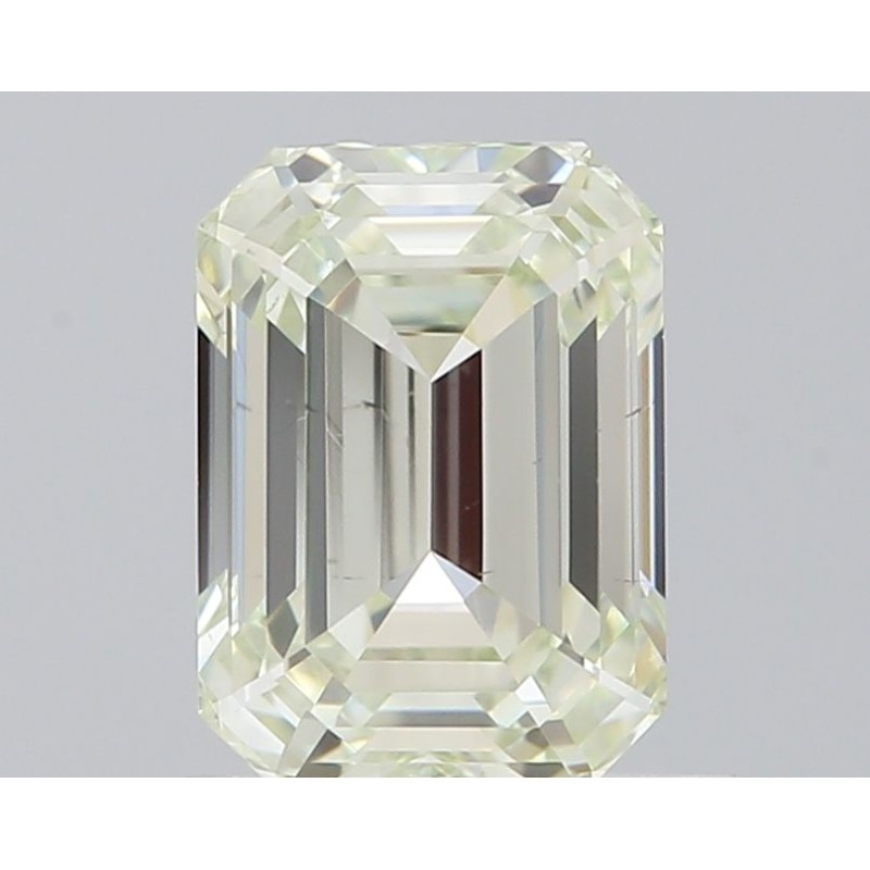 Diament o barwie fantazyjnej szlif szmaragdowy, 1.03ct, VS2, Fancy Light Grayish Greenish Yellow, GIA 7528896496 Diament o barwie fantazyjnej szlif szmaragdowy, 1.03ct, VS2, Fancy Light Grayish Greenish Yellow, GIA 7528896496