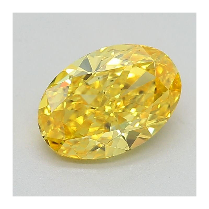 Diament laboratoryjny o barwie fantazyjnej szlif owalny, 0.7ct, VVS1, Fancy Vivid Yellow, IGI LG641470586 Diament laboratoryjny o barwie fantazyjnej szlif owalny, 0.7ct, VVS1, Fancy Vivid Yellow, IGI LG641470586