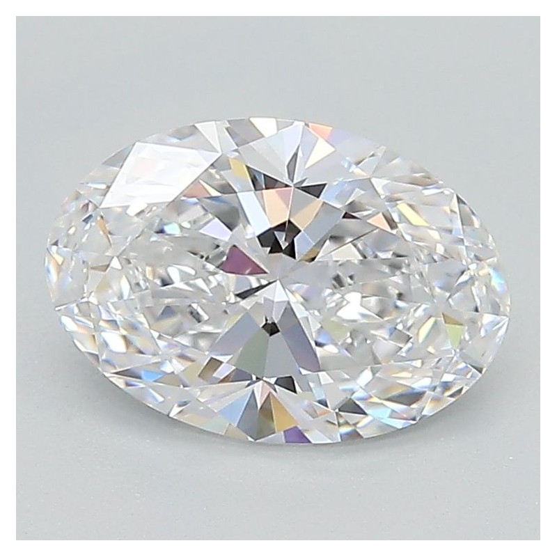Diament laboratoryjny bezbarwny szlif owalny, 1.59ct, VVS2, D, IGI LG594332275