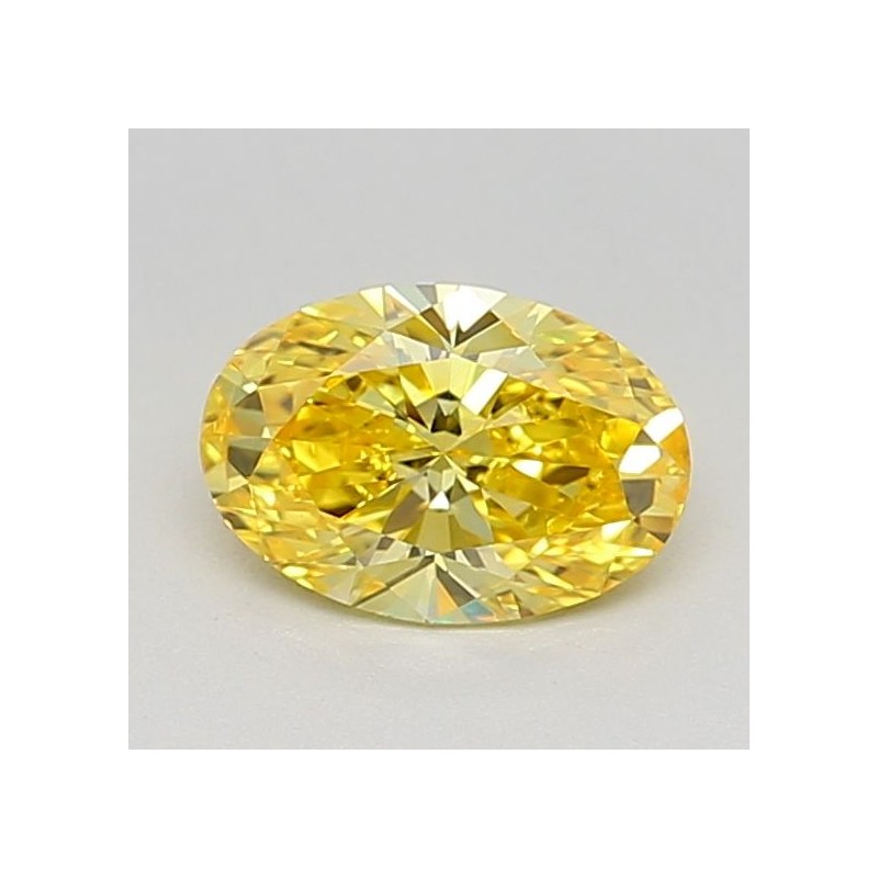 Diament laboratoryjny o barwie fantazyjnej szlif owalny, 0.84ct, VVS2, Fancy Vivid Yellow, IGI LG615371027