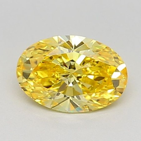 Diament laboratoryjny o barwie fantazyjnej szlif owalny, 0.84ct, VVS2, Fancy Vivid Yellow, IGI LG615371027