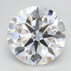 Diament laboratoryjny bezbarwny szlif okrągły, 2.37ct, VVS1, D, GIA 1509259953