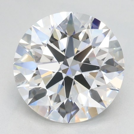 Diament laboratoryjny bezbarwny szlif okrągły, 2.37ct, VVS1, D, GIA 1509259953