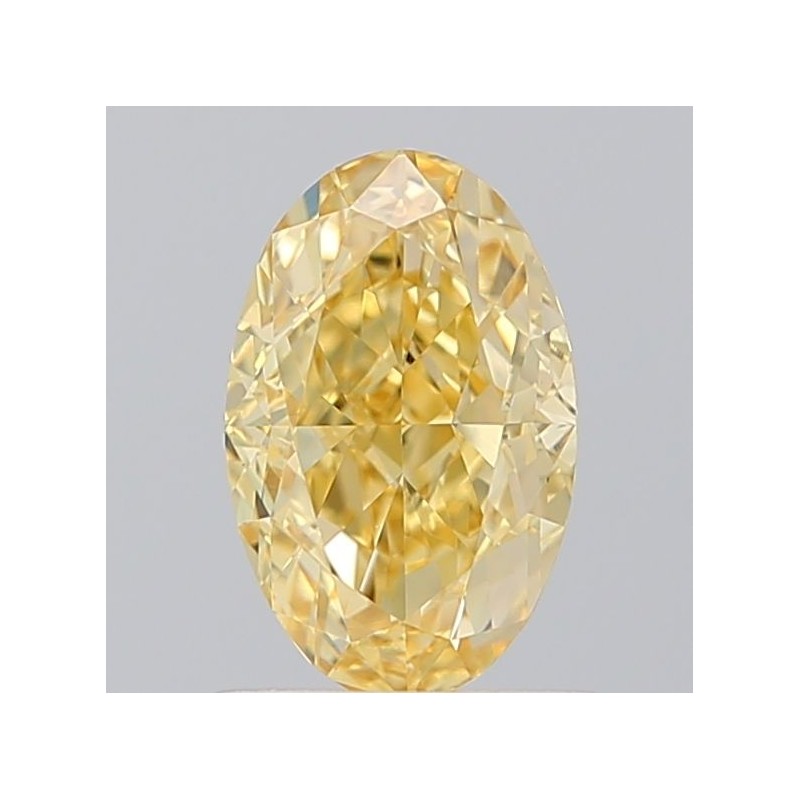 Diament laboratoryjny o barwie fantazyjnej szlif owalny, 1.24ct, VVS2, Fancy Intense Yellow, IGI LG641477788
