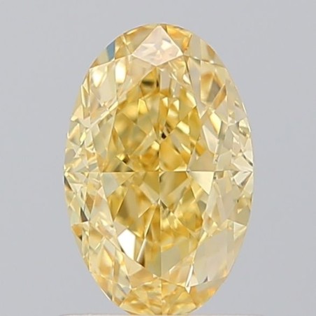 Diament laboratoryjny o barwie fantazyjnej szlif owalny, 1.24ct, VVS2, Fancy Intense Yellow, IGI LG641477788