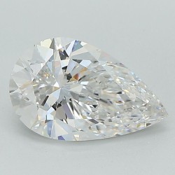 Diament laboratoryjny bezbarwny szlif gruszkowy, 1.56ct, VVS2, E, IGI LG591309867