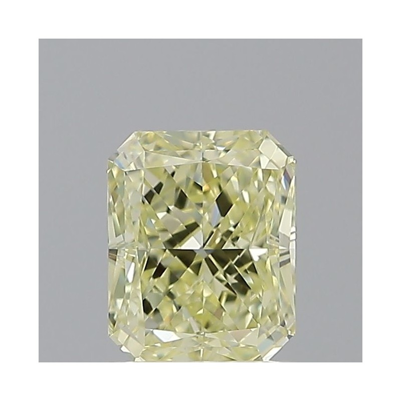 Diament o barwie fantazyjnej radiant, 1.01ct, VVS2, Fancy Light Yellow, GIA 5231730396