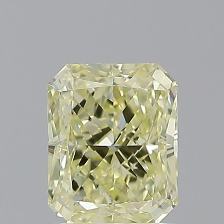 Diament o barwie fantazyjnej radiant, 1.01ct, VVS2, Fancy Light Yellow, GIA 5231730396
